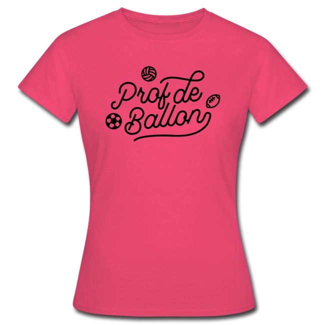 tshirt-femme-prof-de-ballon