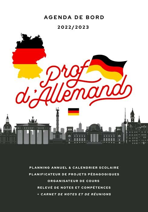 Agenda de bord 2022/2023 prof d'allemand