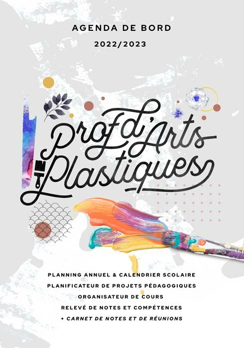 Agenda de bord 2022/2023 prof d'arts plastiques