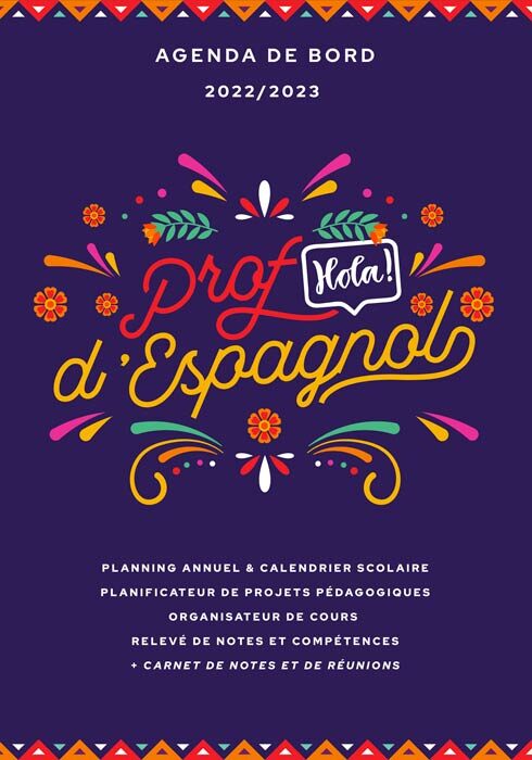 Agenda de bord 2022/2023 prof d'espagnol