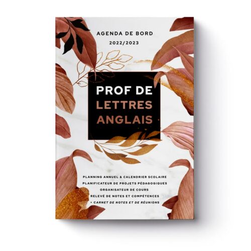 agenda-2022-2023-prof-lettres-anglais