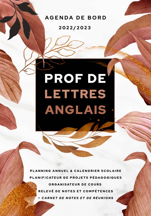 agenda-2022-2023-prof-lettres-anglais