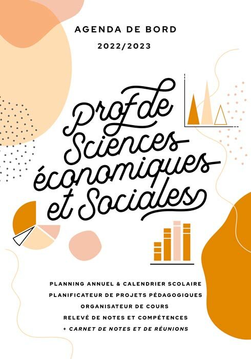 Agenda de bord 2022/2023 prof de sciences éco. et sociales
