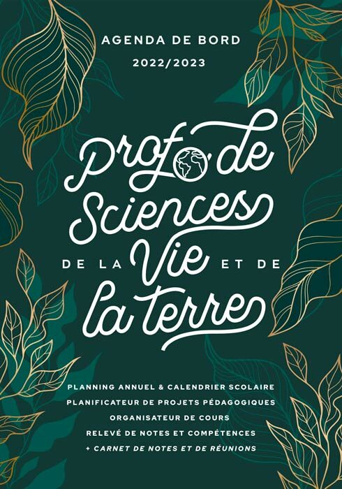 Agenda de bord 2022/2023 prof de sciences de la vie et de la terre
