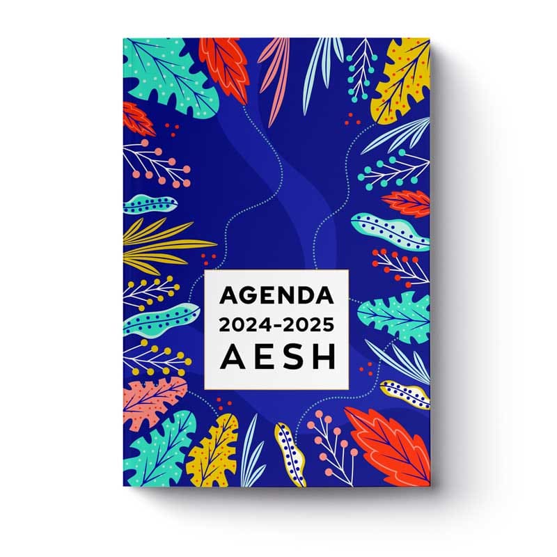 Agenda de bord 2024/2025 AESH cadeau AESH