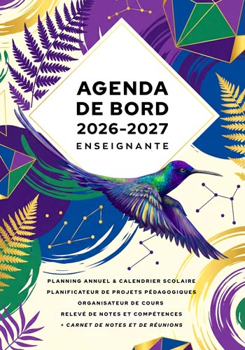 Agenda de bord 2026/2027 Enseignante