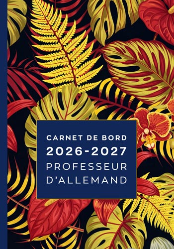 Carnet Professeur d'Allemand V2