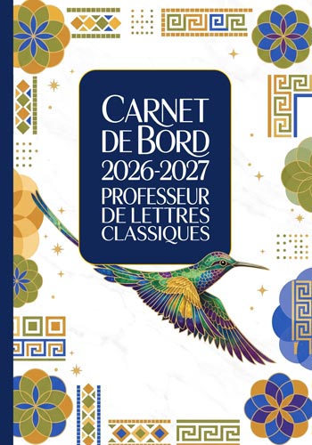 Carnet Professeur de Lettres Classiques V1