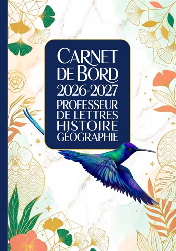 Carnet de bord Professeur Lettres-Histoire-Géo – Version 1